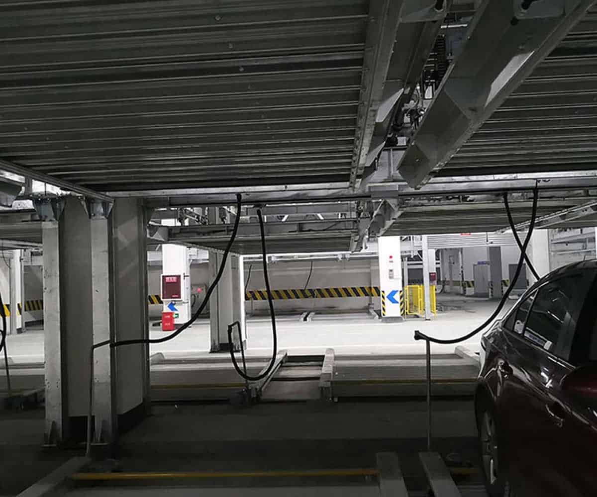 威遠(yuǎn)雙層升降橫移式停車立體車庫(kù)價(jià)格