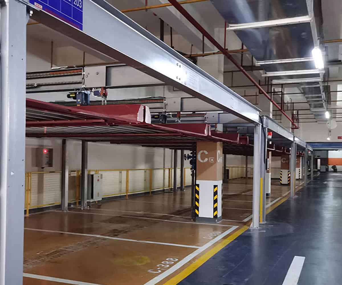 地下室簡易升降類機(jī)械停車短租