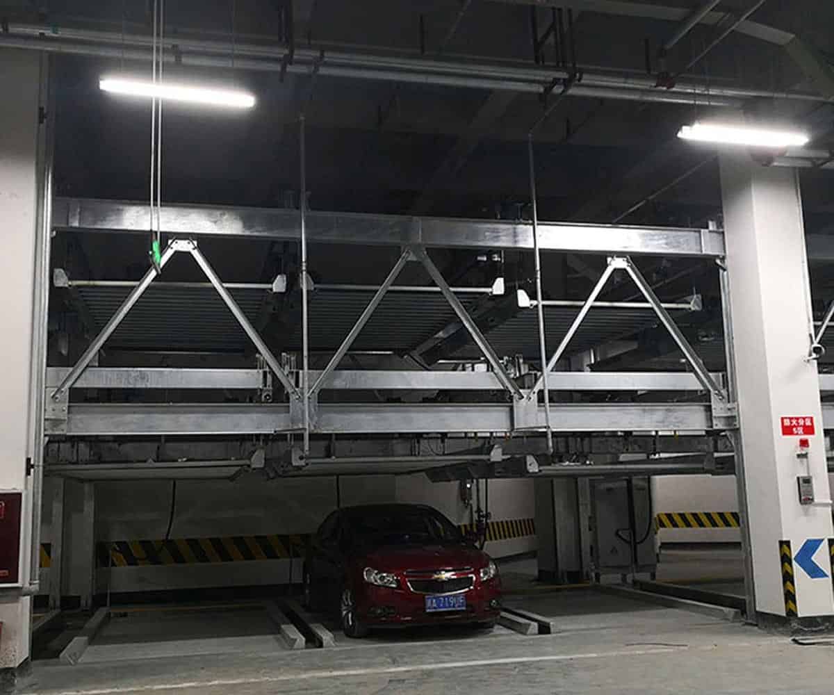 沙坪壩2層升降式機(jī)械立體車(chē)庫(kù)改造