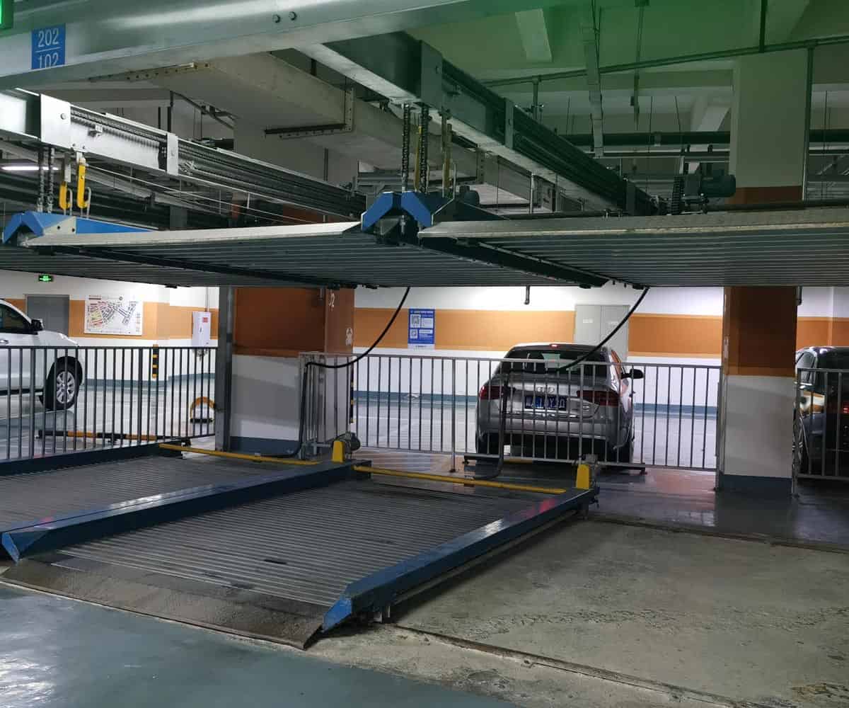 蘆山雙層簡易升降類立體車庫改造