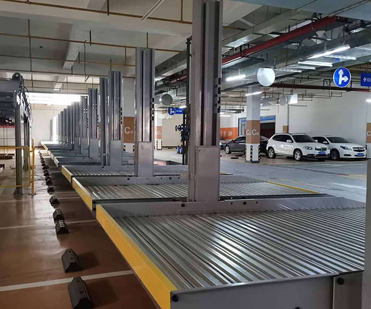 龍馬潭升降平移式立體停車設備拆除