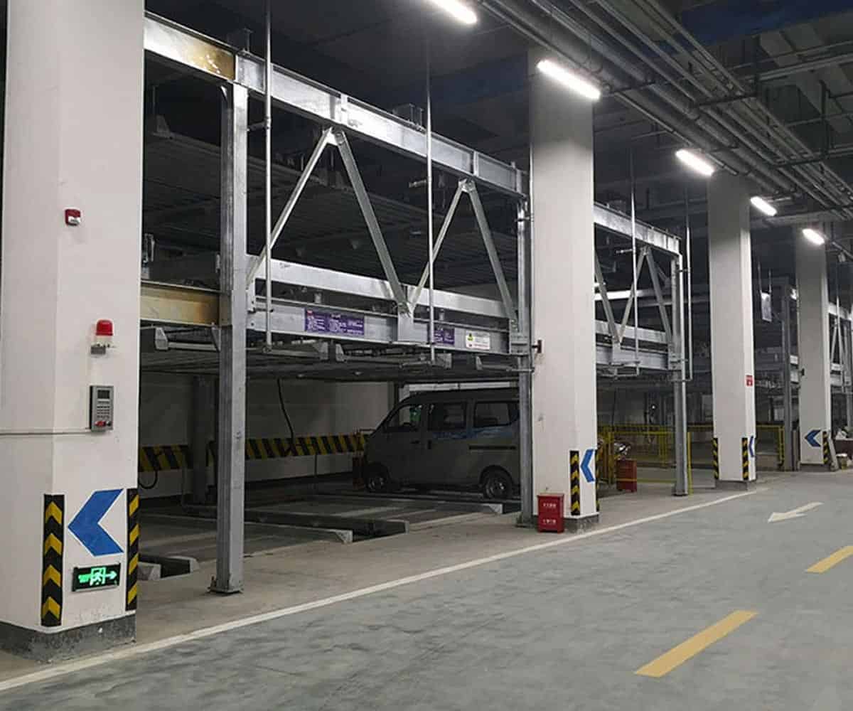 渝中四柱式機(jī)械停車安裝