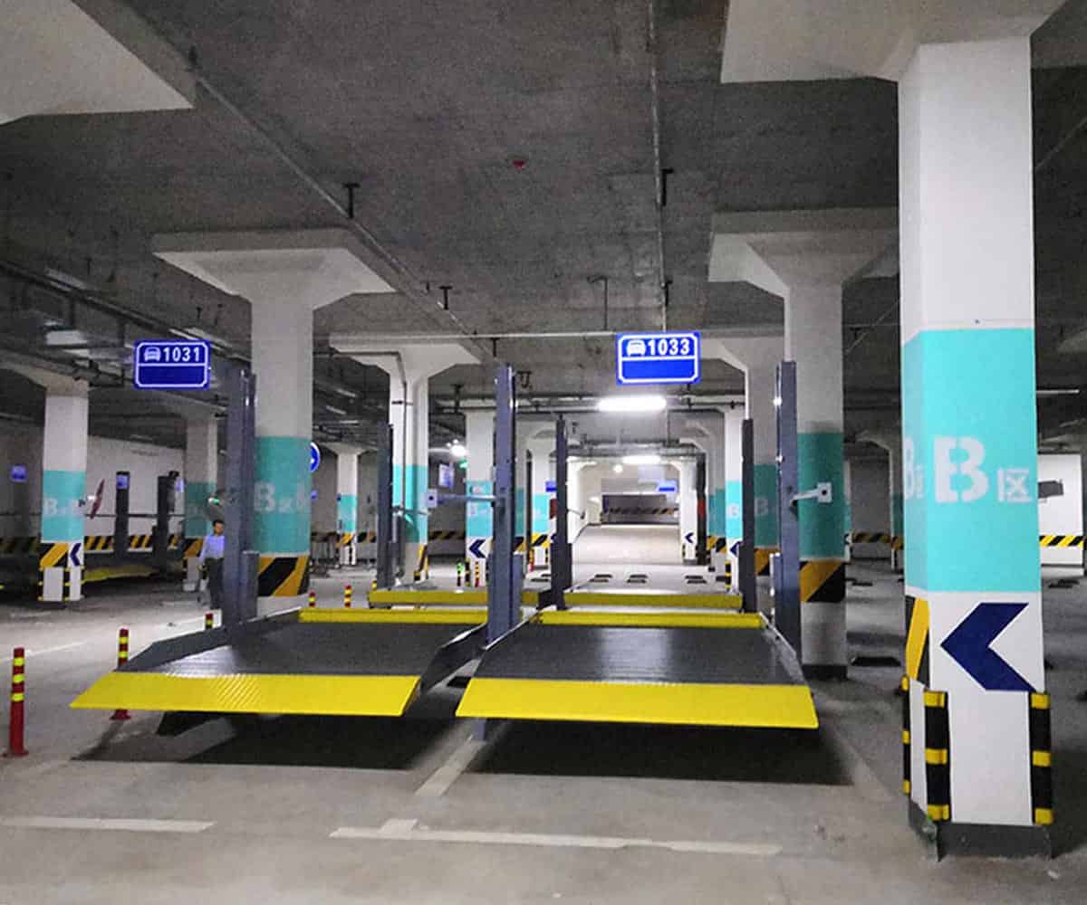 蘆山兩層簡易式機(jī)械立體停車設(shè)備拆除