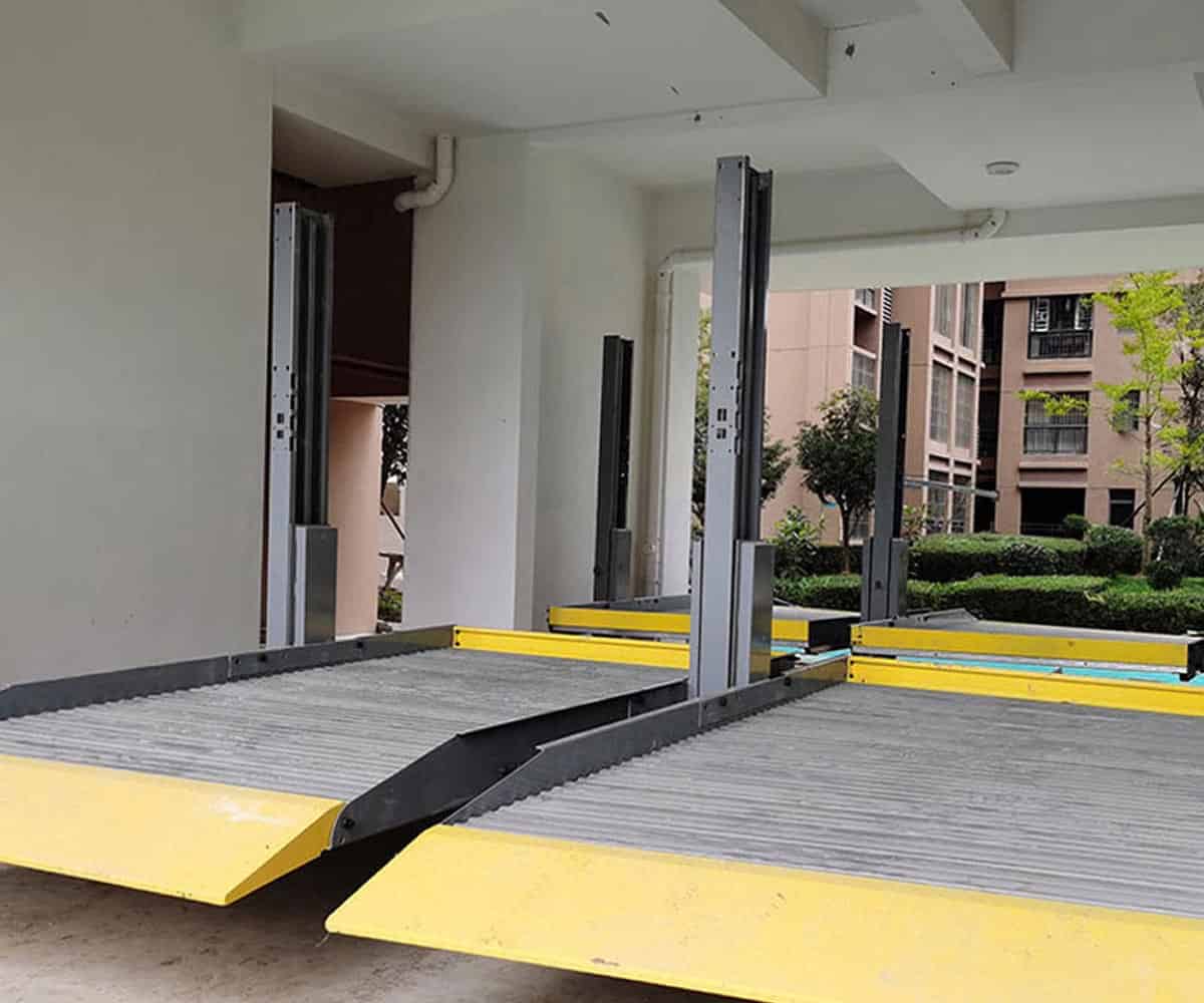 涪陵P(guān)SH升降平移機械停車位過驗收