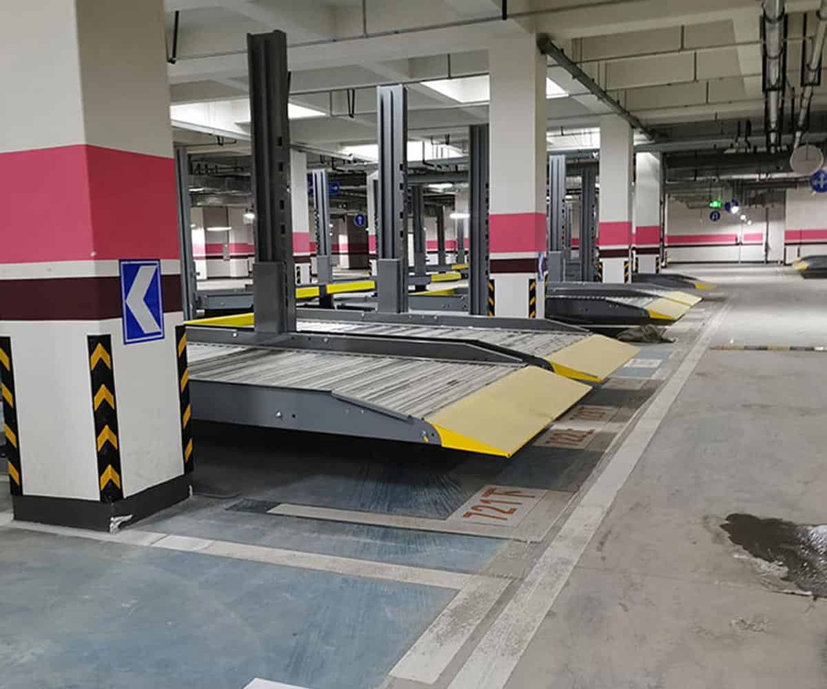 長寧兩柱升降式機械車庫改造
