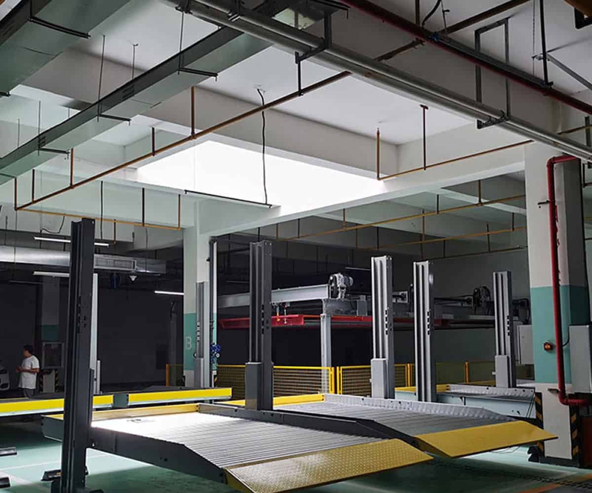 威遠(yuǎn)二層升降立體停車場(chǎng)租賃