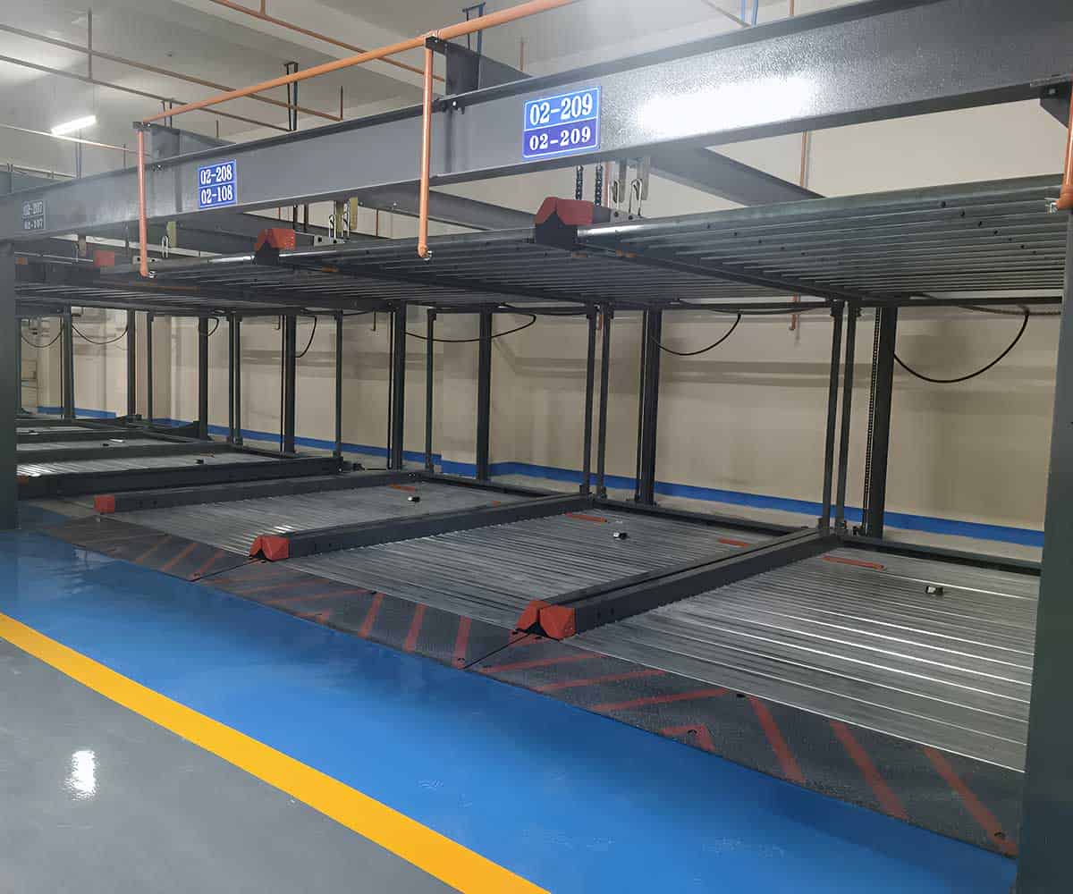 上下兩層機(jī)械停車位拆除的步驟