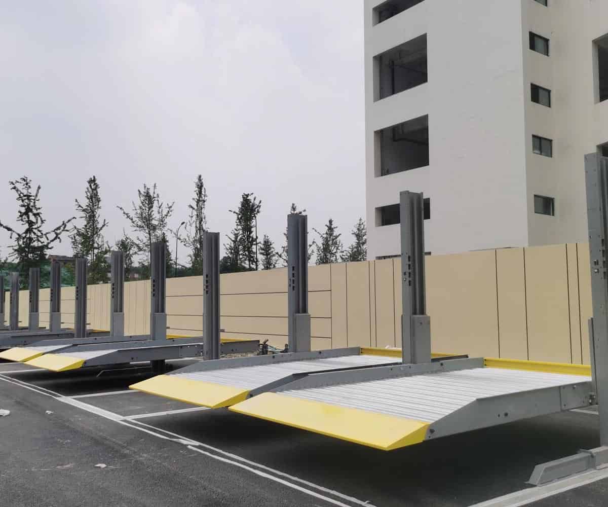 地下室簡易類立體停車安裝.jpg