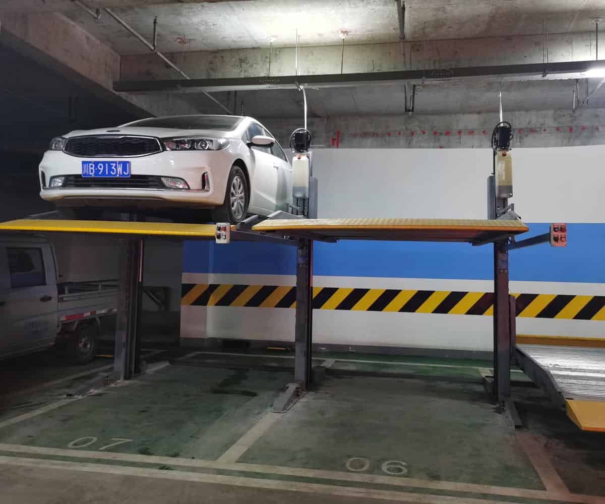 渝中PJS四柱簡易升降機(jī)械式立體停車設(shè)備