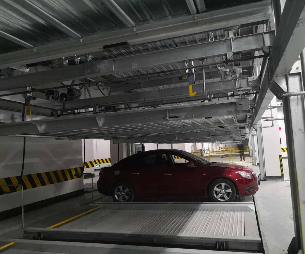 井研PSH7七層升降橫移機械式立體停車設(shè)備